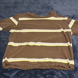 Brown Striped T-Shirt